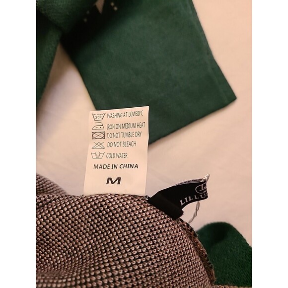 Lillusory Reindeer Ugly Christmas Turtleneck Sweater - Unisex size Medium - Picture 9 of 12